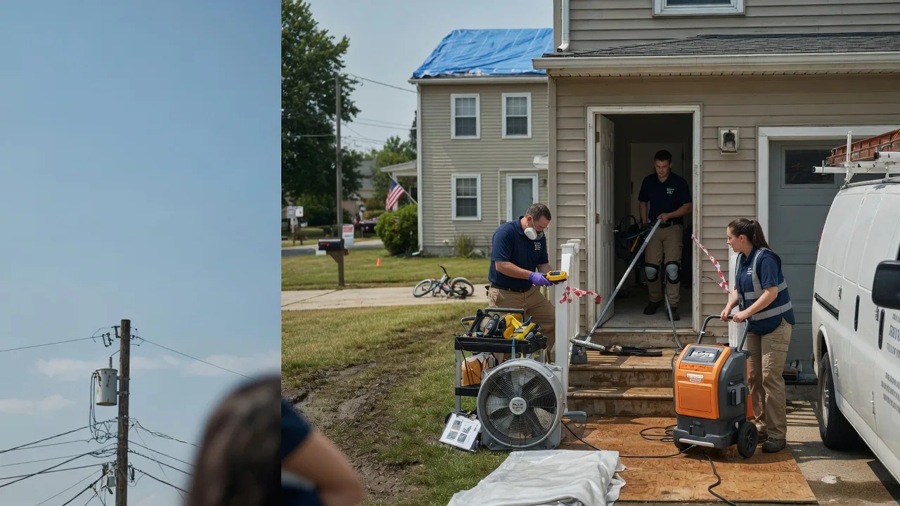 Water Damage Repair in Downing, WI near me